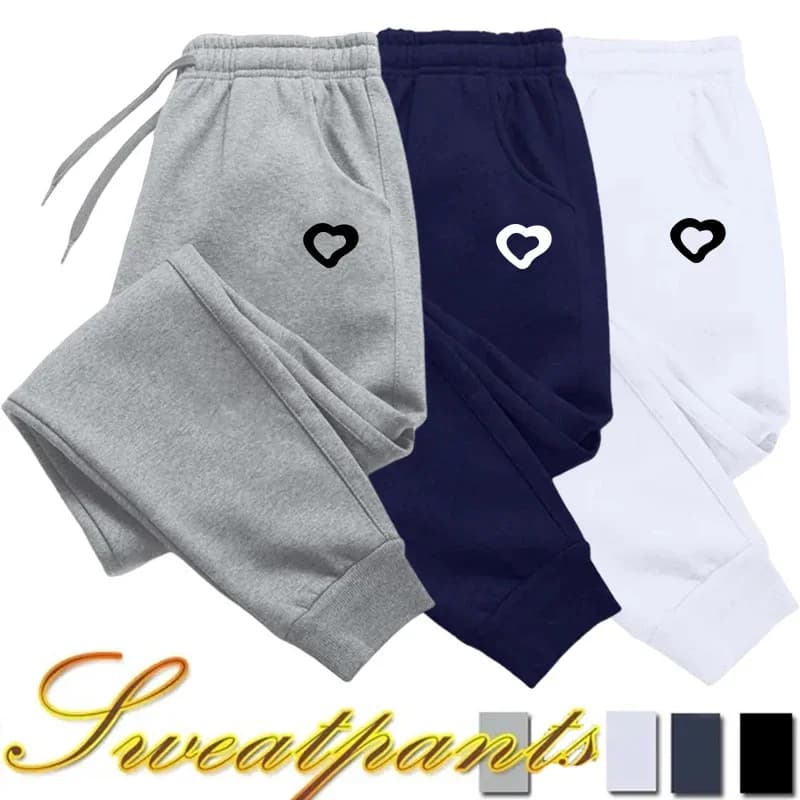 2025 Mens Sweatpants Printing Casual Pants Outdoor Fitness Sports Jogging Man Trousers Street Sportswear Autumn Winter Clothing