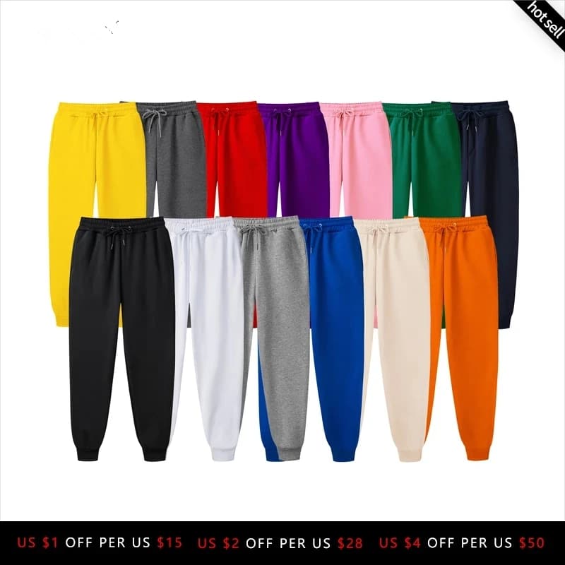 2025 New Men Joggers Brand Male Trousers Casual Pants Sweatpants Jogger 13 color Casual GYMS Fitness Workout sweatpants
