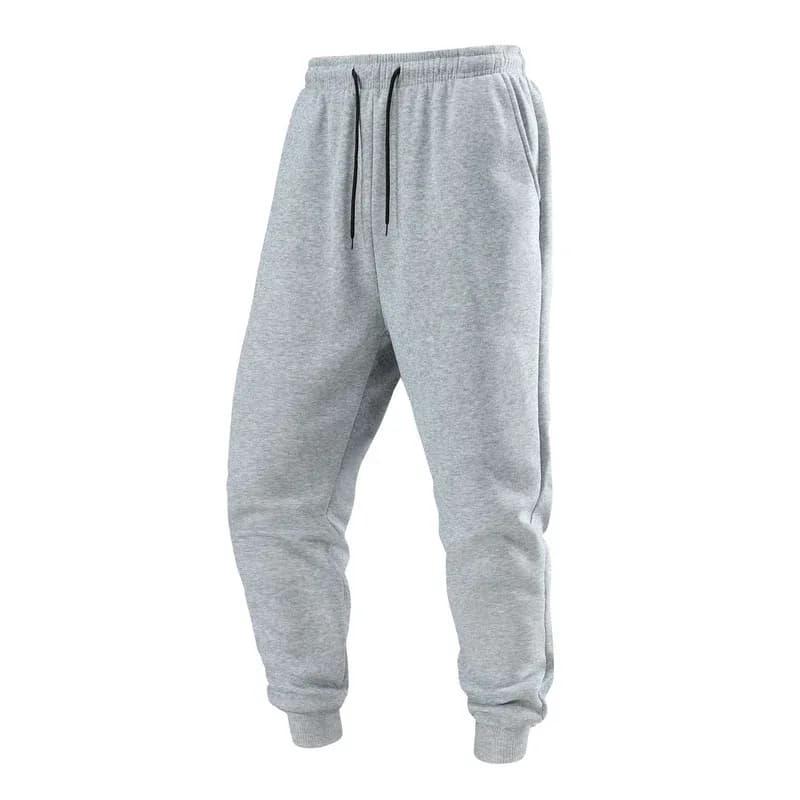Autumn Winter New Fashion Harajuku Versatile Solid Color Outdoor Running Fitness Breathable Casual Comfortable Men Sports Pants