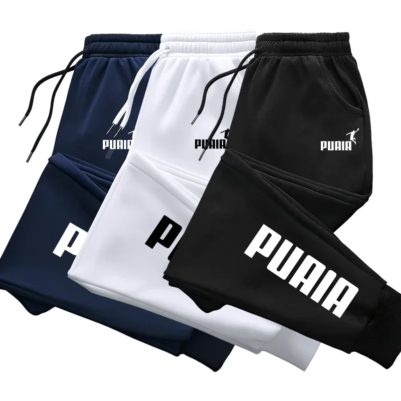 Letter Print men’s Pants Autumn Winter New Sport Jogging Trousers Fitness Loose Fit Clothing Solid Color Outfit Streetwear Pants
